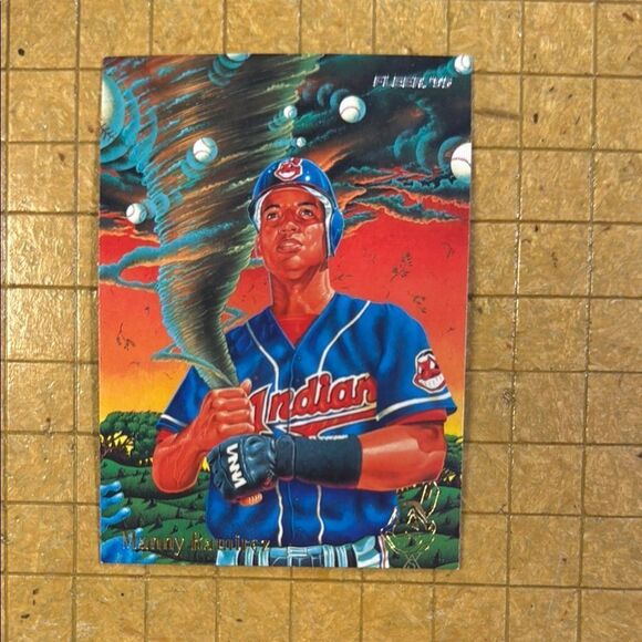 Fleer Ultra Baseball Card of manny Ramirez mint condition low pop only 5 gems - Picture 1 of 4